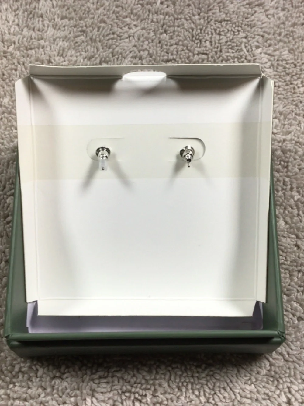 Sliver NARINA Teardrop Stud Earrings by Jewels by Sunaina